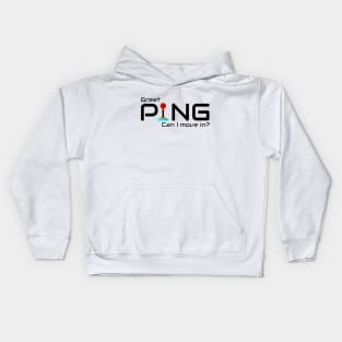 The best ping for gaming Kids Hoodie